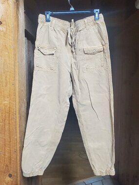 Aerie khaki drawstring pants